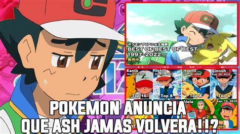 Ash No Volvera Jamas A Pokemon Horizontes Pokemon Anuncia El Final