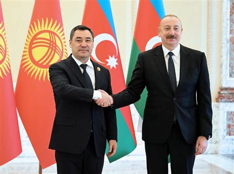 Sadyr Japarov Holds Talks With President Of Azerbaijan Kg