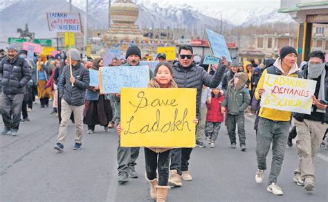 Amid Freezing Cold March In Ladakh For Statehood