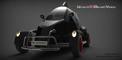 Domigo & U-3D-DV ultimate delivery vehicle :: Behance