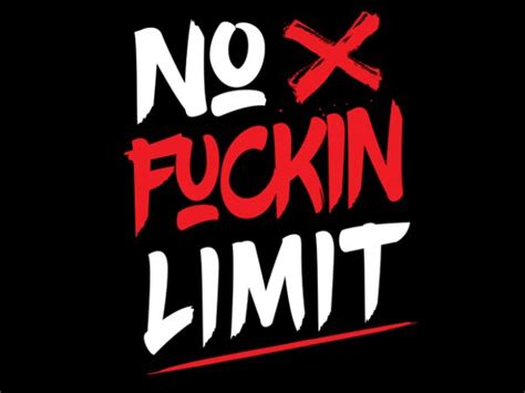 No Fuckin Limit Vector T Shirt Design Buy T Shirt Designs