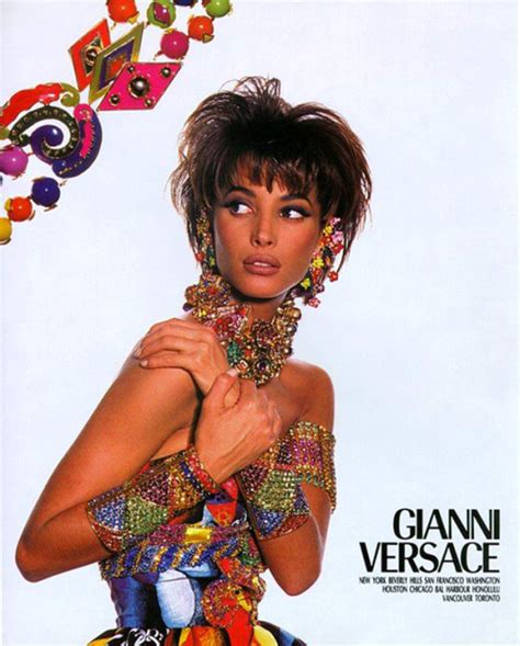 The Gloss Menagerie Ca S S Photo Christy Turlington Gianni