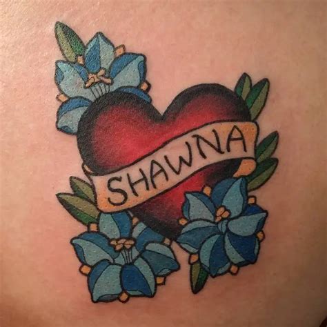 Beautifully Touching Tattoos Of Hearts With Names