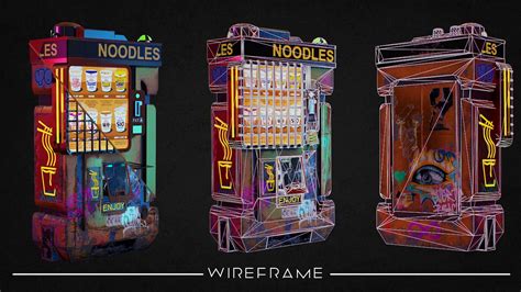 Cyberpunk-style Vending Machine - Finished Projects - Blender Artists Community