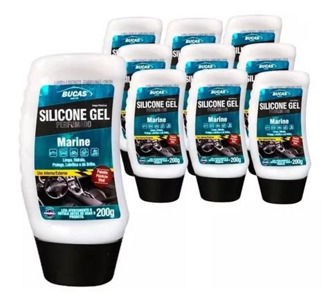 Silicone Gel Painel Bucas Perfumado Marine 10 Unidades