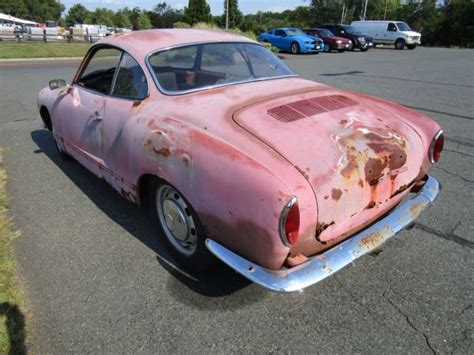 1968 VW Karmann Ghia Project Car With Parts Classic Volkswagen