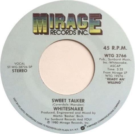 Whitesnake Sweet Talker Releases Discogs