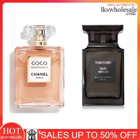 Combo Set Tom Ford Oud Wood Edp And Coco Mademoiselle Edp Intense 100ml