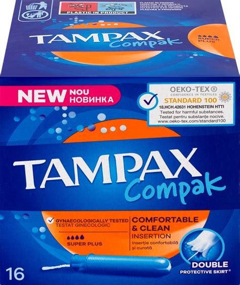 Тампоны Tampax Compact Super Plus Comfortable&clean с аппликатором | отзывы