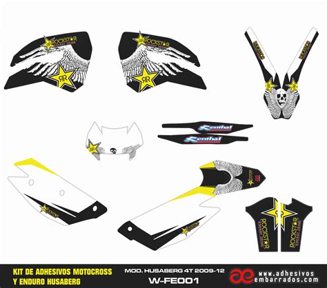 Kit De Adhesivos Husaberg T Star Adhesivosembarrados