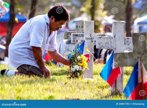 All Saints Day in Philippines Editorial Photography - Image of cemetery ...