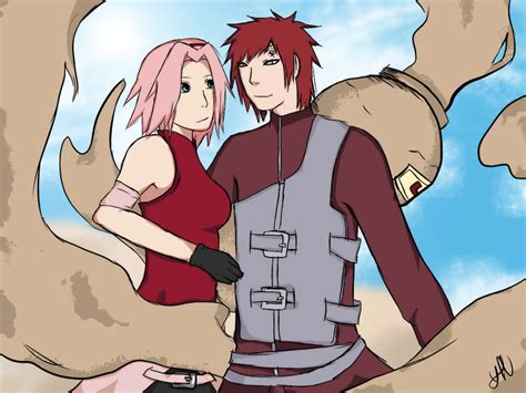 Gaara And Sakura By Kallou123 On DeviantArt