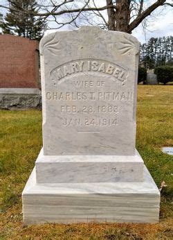 Mary Isabel Pitman Find A Grave Memorial