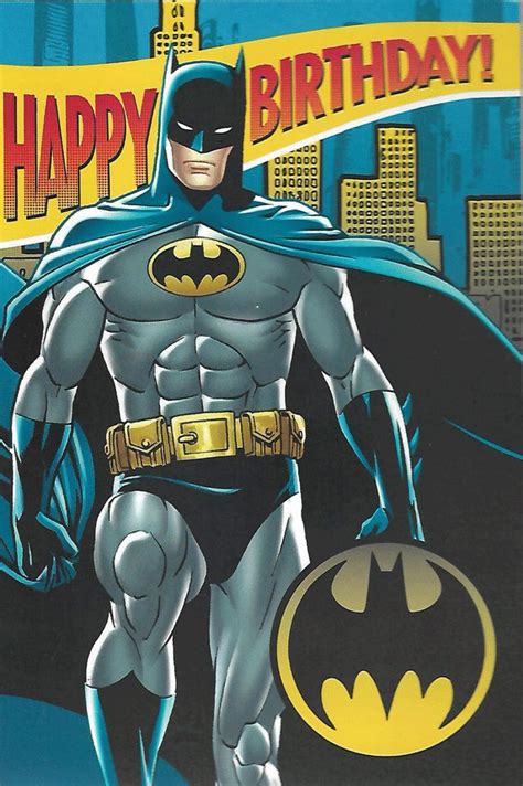 Batman Happy Birthday Card