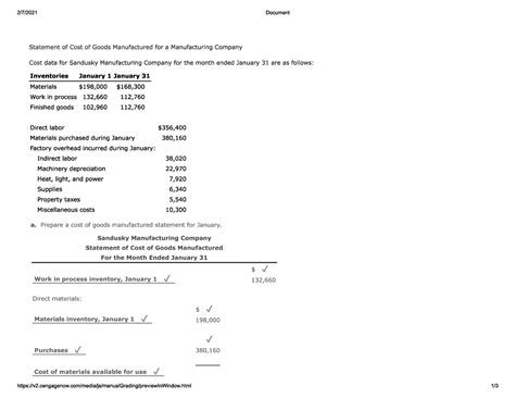 Problem Set Week1 Week One Assignment Document Statement Of Cost Of