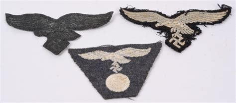 Sold Price: WWII NAZI GERMAN LUFTWAFFE INSIGNIA BADGES LOT WW2 - August ...