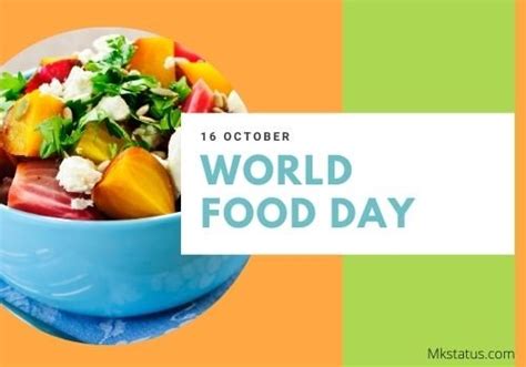 World Food Day 2024 Wishes Images 16 October Mk Status