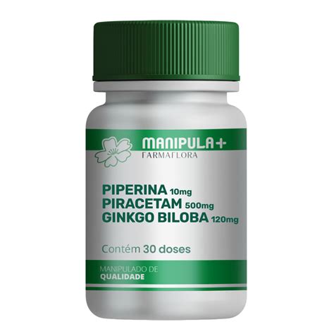 Piperina Mg Piracetam Mg Ginkgo Biloba Mg Doses Manipula