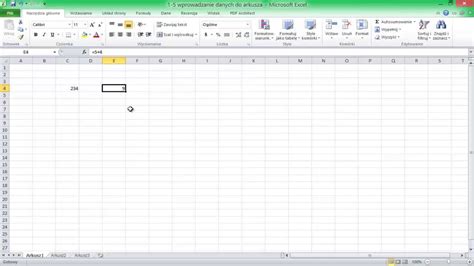 Excel Wprowadzanie Danych Do Arkusza YouTube