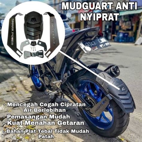 Mudguard Shark Power Mudguard Mud Guard Universal Motor Sports Yamaha