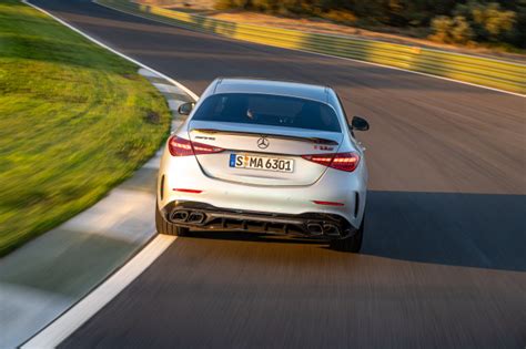 Review 2024 Mercedes Benz AMG C 63 S E Performance Trades Rowdy For