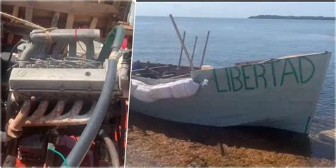 Cuban Rafters Arrived In Florida On A Boat Powered By A Mercedes Benz