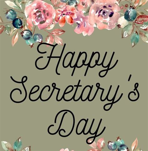 Secretary Day Printable Etsy