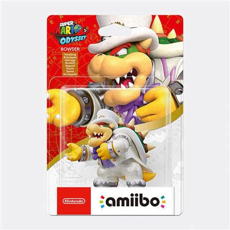 Nintendo Amiibo Figure Super Mario Odyssey Bowser Wedding Outfit