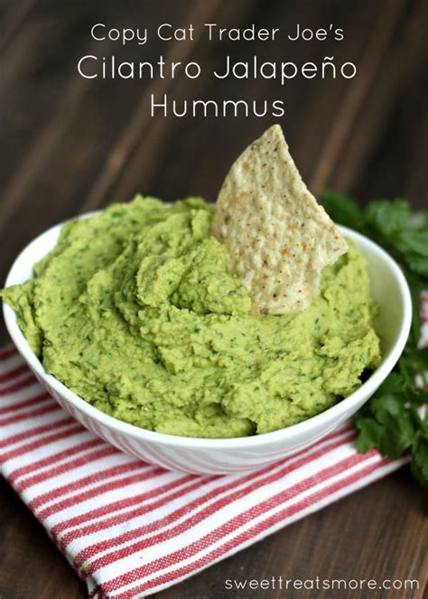 Three Layered Cilantro Jalapeño Hummus Recipe Inspired By Trader Joes