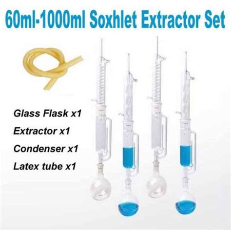 Ml Ml Soxhlet Extractor Kit For Chemistry Laboratory Biology