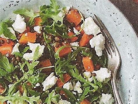 Recept Maaltijdsalade Met Zoete Aardappel Linzen En Feta