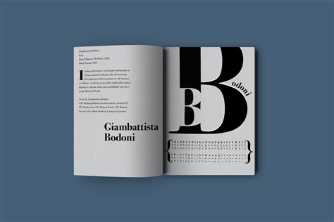 Type Specimen Book On Behance