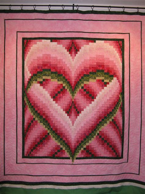 Bargello Heart Quilt Pattern