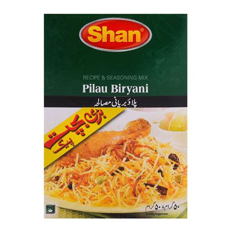 Buy Shan Pilau Biryani Recipe Masala Double Pack Online At Best Price