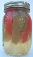 canning jars  pickled bell peppers