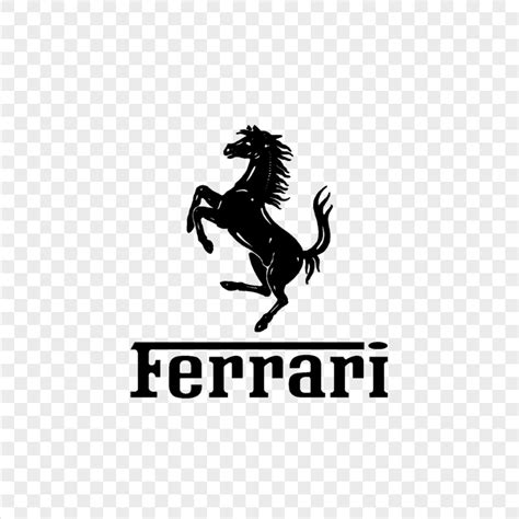 Ferrari White Logo PNG | Citypng