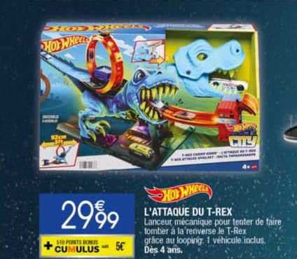Promo L Attaque Du T Rex Hot Wheels Chez Migros France Icatalogue Fr