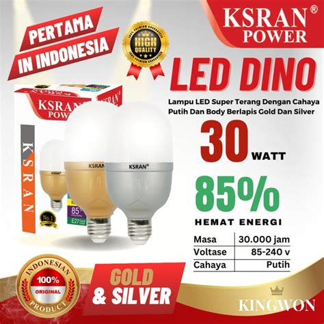 Jual LAMPU LED JUMBO DINO 30 WATT LAMPU LED BULB BOHLAM LED BESAR