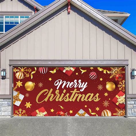 Amazon Erweicet 7 X 16 Ft Christmas Garage Door Christmas