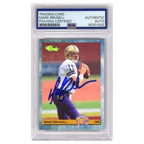 Mark Brunell Signed 1993 Classic 88 PSA Pristine Auction