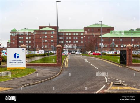 Entrance To The Scottish Nhs Golden Jubilee National Hospital