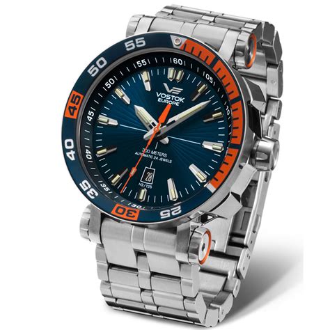 Vostok Europe Energia Tritium Automatic Silver Blue Ss