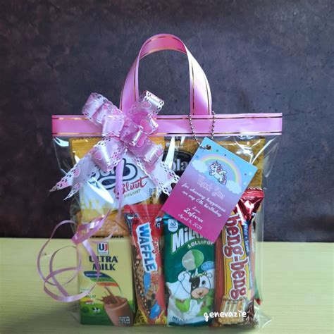 Paket Snack Ulang Tahun Plus Thank Cardbingkisan Ultahgoodie Bag