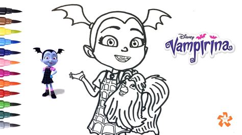 Vampirina Poppy Coloring Pages - coloringpages2019