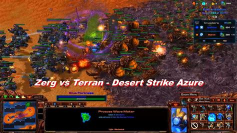 Zerg Vs Terran Desert Strike Azure Starcraft Ii Youtube