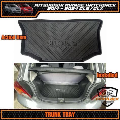 Mitsubishi Mirage Hatchback 2014 2024 Trunk Tray Shopee Malaysia