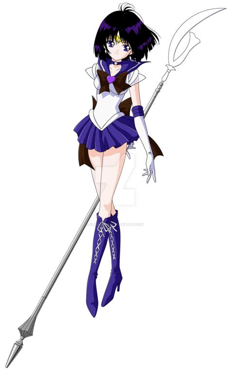 Sailor Saturn By Flavio Ruru On Deviantart Sailor Chibi Moon Sailor