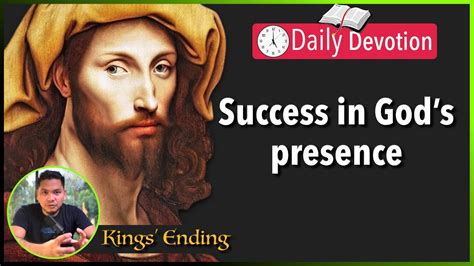 Dec King David Success In The Presence Of God I Am Daily