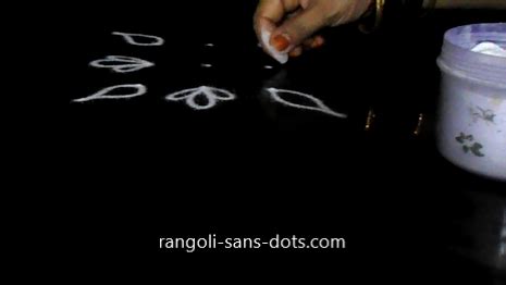 Simple muggulu designs with dots | Kolam by Sudha Balaji