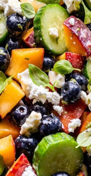 Blueberry Peach Feta Salad Artofit